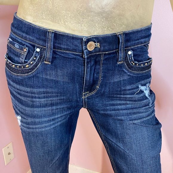 White House Black Market Saint Honore Distressed Girlfriend Jean - Picture 8 of 13